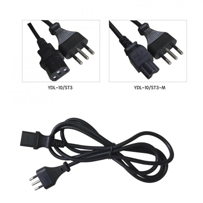 Oem Italy Power Cord 3 Prong Power Cord Imq Approval For Pc / Tv Monitor 0