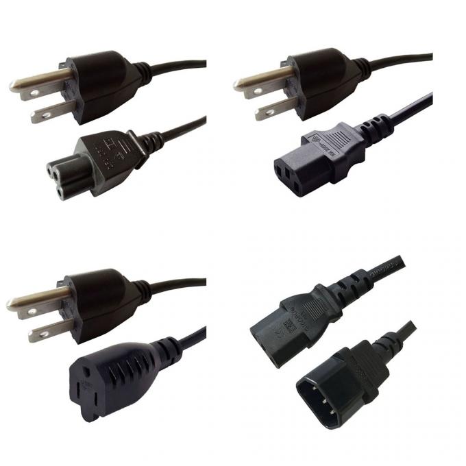 Yy3b Ul Power Cord For Home Appliance , Black 3 Prong Appliance Cord