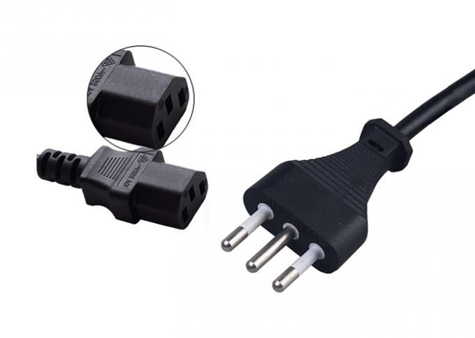 Italy 3 Prong Power Cord 13a , Ydl-10 / St3 Three Prong Laptop Power Cord 0