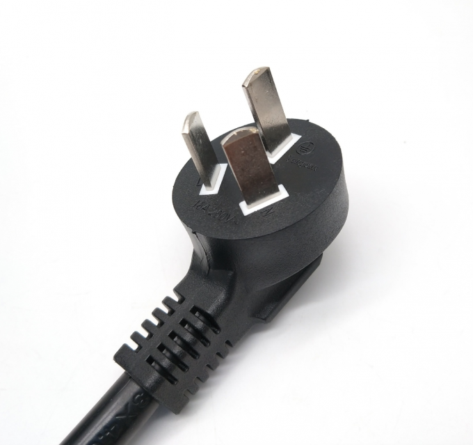 Psb-16 Black Pvc China Power Cord 3 Pin 16a 250v For Domestic Appliance 0
