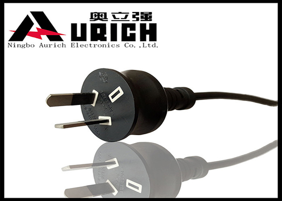 China Australian Standard Two Prong Power Cable , 7.5A 250V Aus Power Cord 2 Conductor supplier
