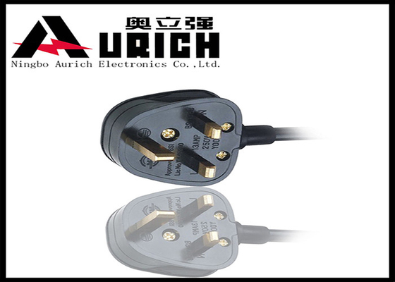 China 3 Prong Home Appliance Power Cord For Laptop / Washing Machine / Air Conditioner supplier