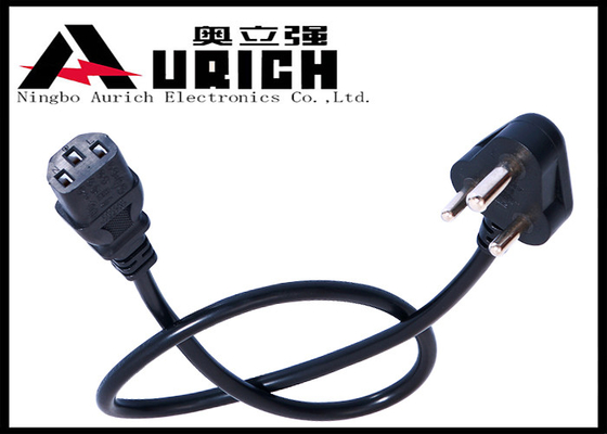 China 3 Pole South African Power Cord 3 Prong Plug 16A 250V SABS Standard supplier