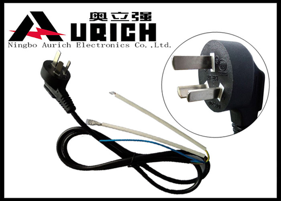 China Right Angle 10A 250V 3 Pin Appliance Extension Cord For Refrigerator Chinese Standard supplier
