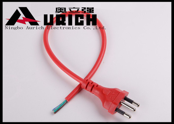 China Brazil Standard 3 Prong Power Supply Cord 10A 250V INMETRO TUV Approval supplier