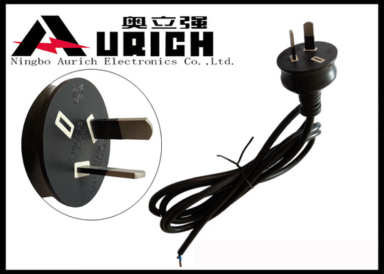 China Australian Standard 2 Prong Ac Power Cord 250V SAA Approval For Appliances supplier