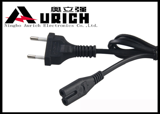 China Home Appliance Brazil Two Pin Plug Power Cord , 2 Prong AC Power Cord Cable supplier