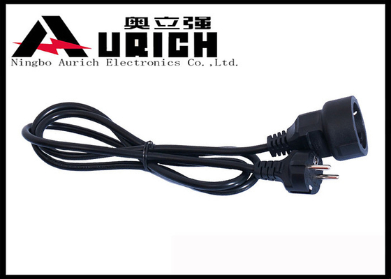 China 2 Pin Or 3 Pin EU Standard VDE French AC Power Cord For TV / Laptop / Washer / Dryer supplier