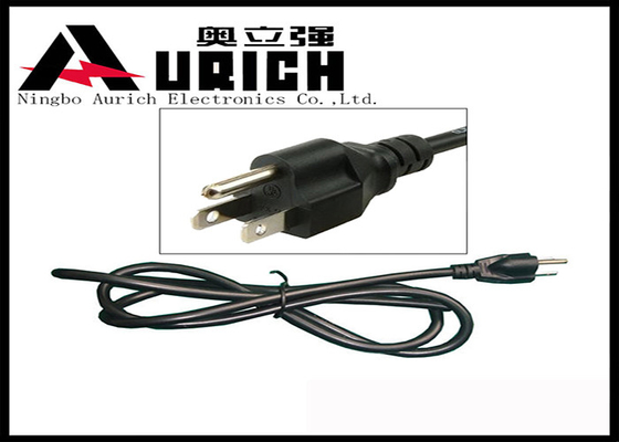 China Household Appliance 3 Prong 125V UL Power Cord With Female Plug US Standard supplier