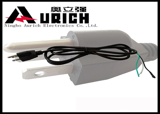 China UL Certification 3 Pin Electric Dryer Power Cord , AC Plug 3 Prong Power Supply Cord supplier