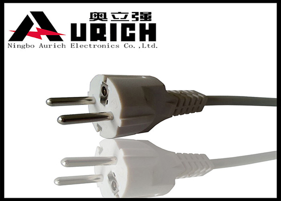 China Two Round Pin Power Cord European Type For Washer Dryer OEM &amp; ODM Service supplier