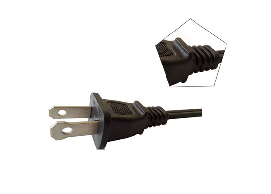 China American 2 Prong Ac Power Cord Ul Approval Retractable For Home Appliance supplier