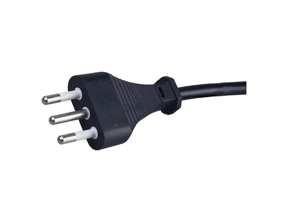 China Oem Italy Power Cord 3 Prong Power Cord Imq Approval For Pc / Tv Monitor supplier