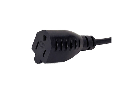 China Home Appliance America Ul Power Cord Pvc Material Black Color With 3pin Plug supplier