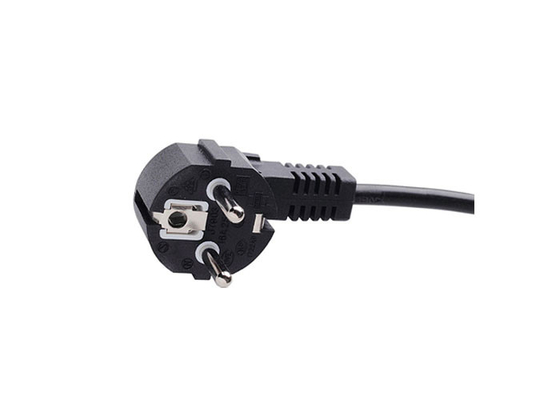 China VDE Approval European 3 Pin 16A 250V Plug H05VV-F Power Cord for Electric Skillet supplier