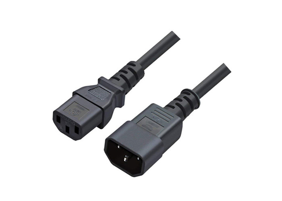 China IEC power cord Computer Power Extension Cord IEC-320-C14 to IEC-320-C13SZ3 supplier
