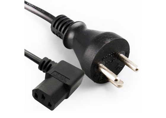 China Demko Approved 3 Pin Denmark Power Cord For Refrigerator / Electric Dryer supplier