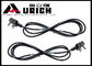 South African Appliance Power Cable 5A 10A With 3 Pin Plug OEM / ODM Service supplier