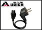 250V 16A EU Home Appliance Power Cord VDE Approved Heat Resistance supplier