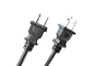 125v Ul Approved Power Cord Customized Length With 2pin Electric Plug supplier