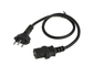 10a 250v Computer Monitor Power Cord , 3 Pin Ac Power Cord Customized supplier