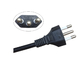 10a 250v Computer Monitor Power Cord , 3 Pin Ac Power Cord Customized supplier