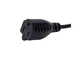Home Appliance America Ul Power Cord Pvc Material Black Color With 3pin Plug supplier