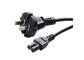 250 Volt China Power Cord Black Color , Ccc 2 Prong Power Extension Cord supplier