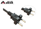 KC Approval 2 Prong Korea Power Cord , Two Pin AC Power Cable 250V supplier