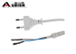 Black PVC KoreaPower Cord KC Approval 2.5A Current 250V Rated Voltage supplier