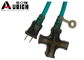 Japan Standard International Power Cords 2Pins 2 Wires PSE Certification supplier