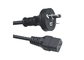 SAA Approval Australia 2 Prong AC Power Cord Cable To IEC C8 Female Connector supplier