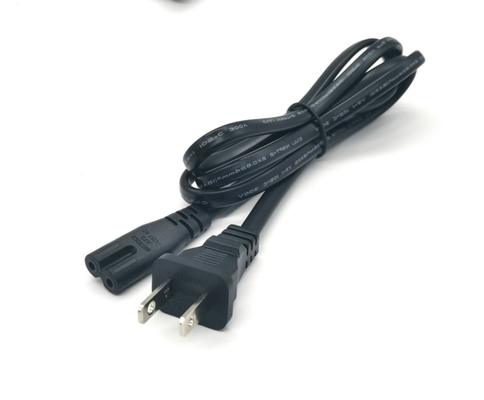 2Pin US Power Extension Cord 6A 250V UL For Medical Instrument