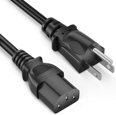 JST Connector 3 Prong TV Cord ISO 14000 PC Fireproof Cooper Material