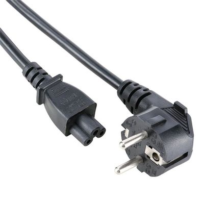 quality  EU VDE Power Cord Black Home Appliance Laptop Extension Cable factory