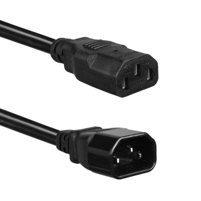 CCC AC Power Extension Cord IEC C5 Female CEE 7/7 Schuko Male