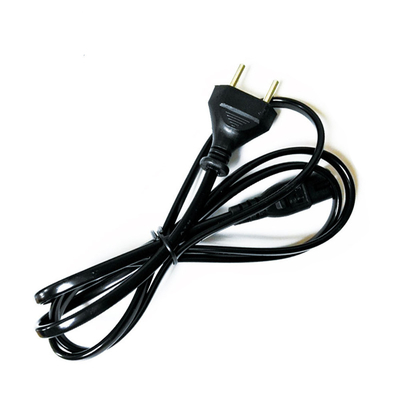 6A 250V Brazil Power Cord PVC Jacket IEC C5 Female End For Home Appliance