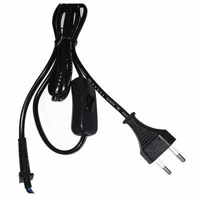 UC Brazilian Power Cord 6A 250V Waterproof Black Color Extension Cords