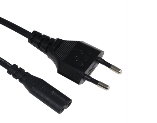 INMETRO 2 Pin Brazil Power Cord ISO 14000 EPP Inner Flame Retardant