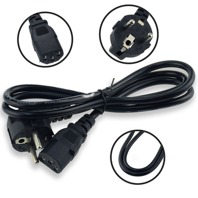 IEC C5 2 Prong Laptop Power Cord VDE european plug extension lead