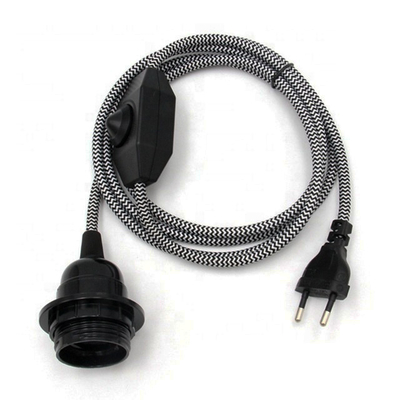 2 Pin Laptop VDE Power Cord European Long Waterproof Extension Lead