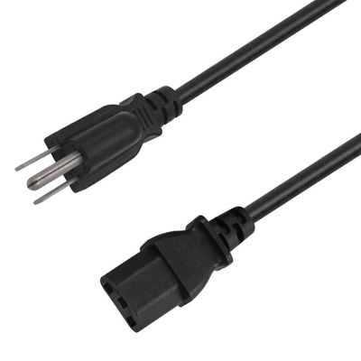 80cm UL Power Cord NEMA 5-15P IEC60320 C13 Connector For Desktop Computer