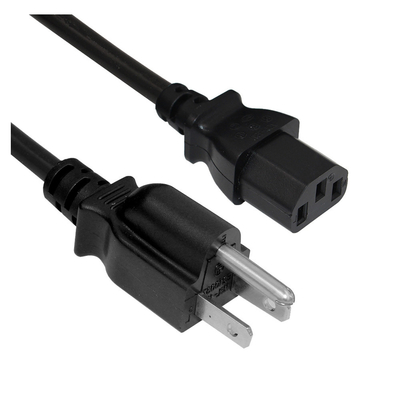 80cm UL Power Cord NEMA 5-15P IEC60320 C13 Connector For Desktop Computer