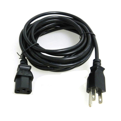 14-18awg Laptop 3 Prong Power Cord 6 Foot Black SIPU American Power Cord