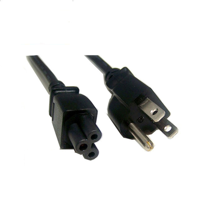 Black 6 Foot Appliance Power Cord American Approved For PC Monitor Printer