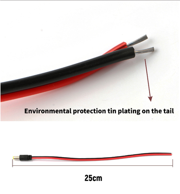 5AWG -  32AWG UL DC Power Cord 2.1mm Positive negative connector