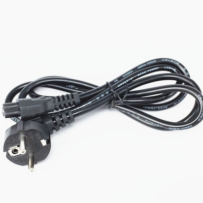 Computer VDE Power Cord 250V Waterproof PVC Jacket Pure Copper