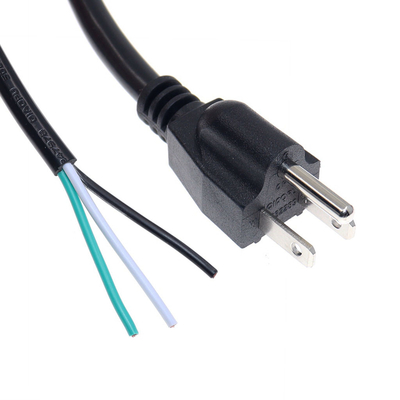 OEM UL Power Cord 3pin Pure Copper Core SJT SVT  SJTW SJTO Cable