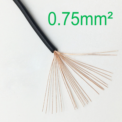 0.75mm PVC Insulated Flexible Cable 100 Meter/Roll 300V 500V Voltage