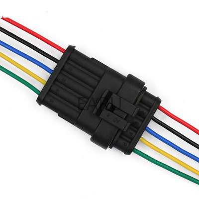 4P 5P 6P Vehicle Wiring Harness Waterproof Electrical Male Female Connector